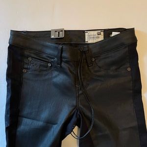 NWT G-star skinny coated jegginngs